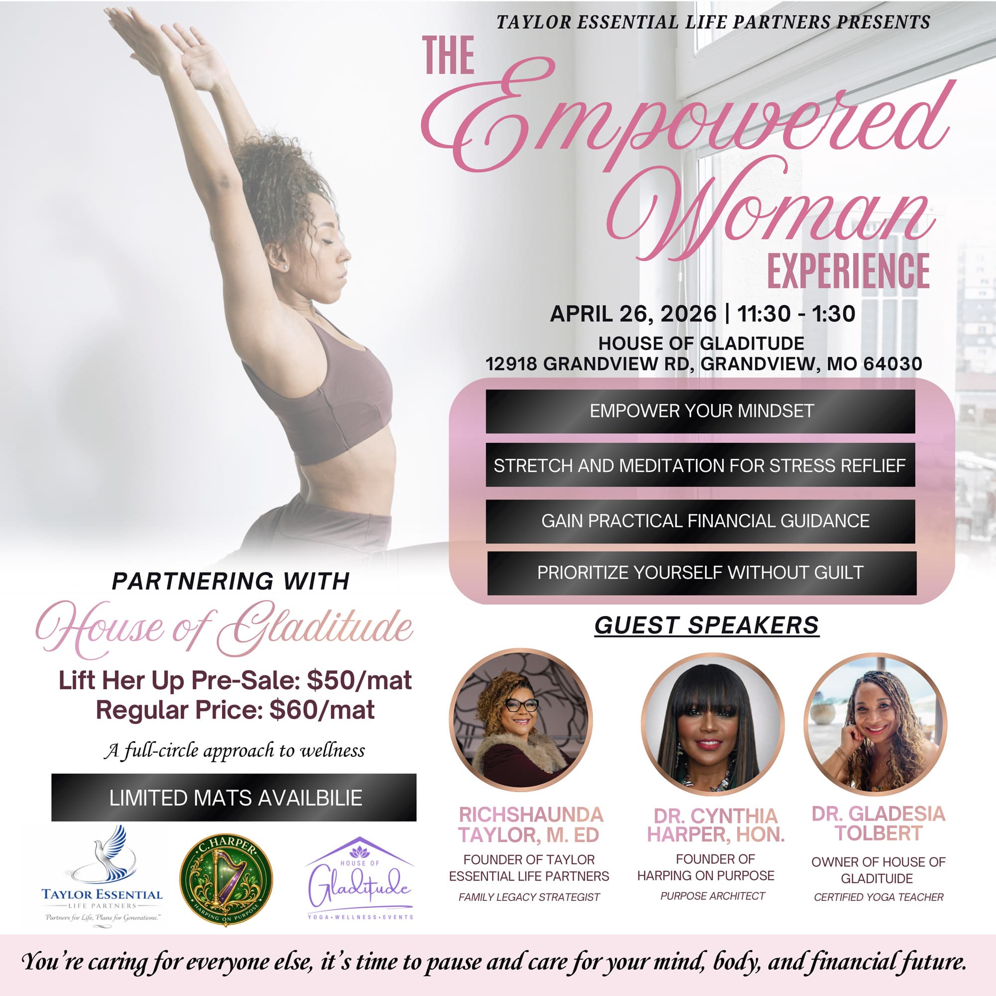 Women gathered at The Empowered Woman Experience event